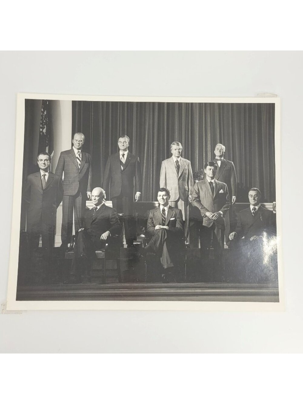 HALL OF PRESIDENTS 1988 Black & White Disney World Press Media Photograph 8X11